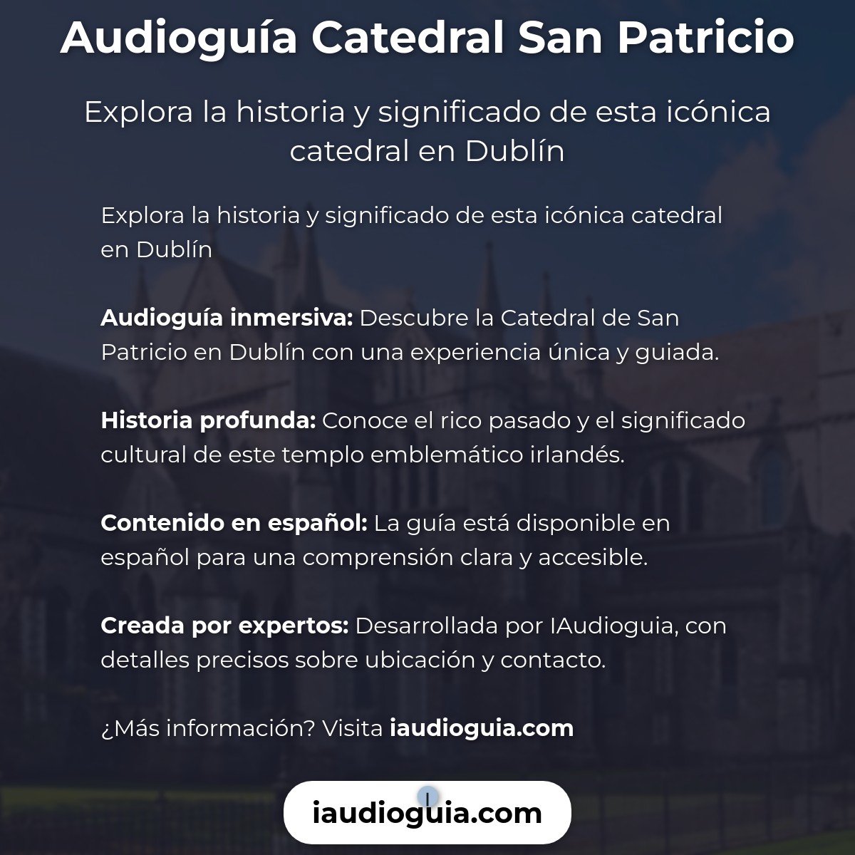Resumen visual de Audioguía de Catedral De San Patricio